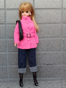 「TAKARAのアイテム（パンプス、ブラック系）」を使った、やんちゃっちゃんさん（レディース・165cm）の冬コーディネート