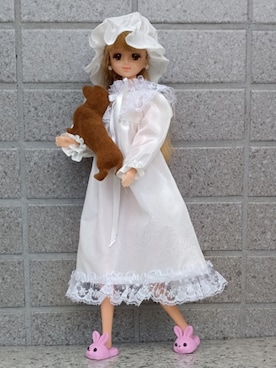 「アイテム（ペットグッズ）」を使った、やんちゃっちゃんさん（レディース・165cm）の秋コーディネート