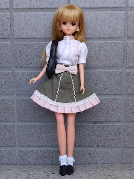 「Handmade（ハンドメイド）のアイテム（トップス）」を使った、やんちゃっちゃんさん（レディース・165cm）の秋コーディネート
