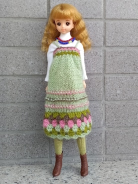 「アイテム（ワンピース/ドレス）」を使った、やんちゃっちゃんさん（レディース・165cm・10代）の冬コーディネート