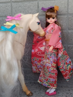 「Barbie（バービー）のアイテム」を使った、やんちゃっちゃんさん（レディース・165cm）の冬コーディネート