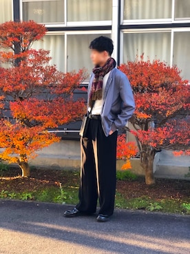 「URBAN RESEARCH（アーバンリサーチ）のアイテム（MA-1）」を使った、tomsnowさん（メンズ・178cm）の秋コーディネート