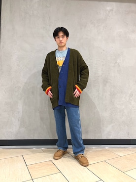 「テラスモール湘南」｜「アイテム（シューズ）」を使った、SHOTAさん（メンズ・173cm）の冬コーディネート