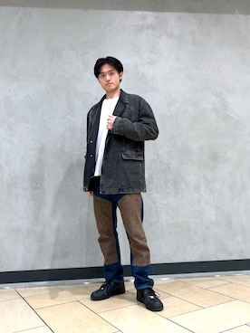 「テラスモール湘南」｜SHOTAさん（メンズ・173cm）の冬コーディネート