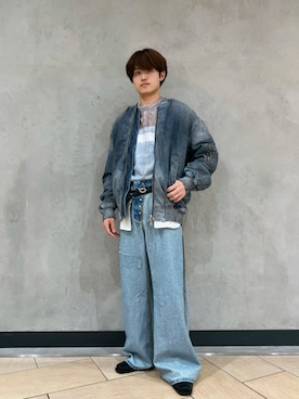 「テラスモール湘南」｜「アイテム（パンツ）」を使った、SHOTAさん（メンズ・173cm）の秋コーディネート