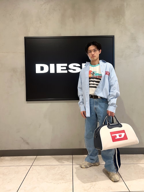 DIESEL（ディーゼル）の「ユニセックス Dロゴ カラーブロック