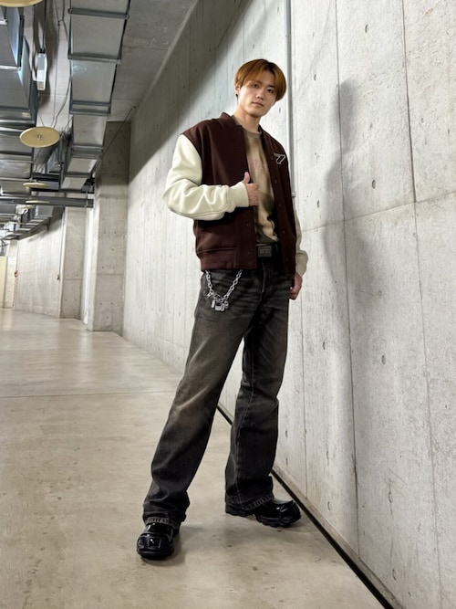 メンズ カウレザー ワークブーツ（ブーツ）｜DIESEL（ディーゼル）の