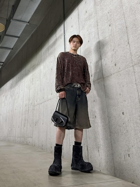 DIESEL（ディーゼル）の「Diesel - ハートプリント Tシャツ
