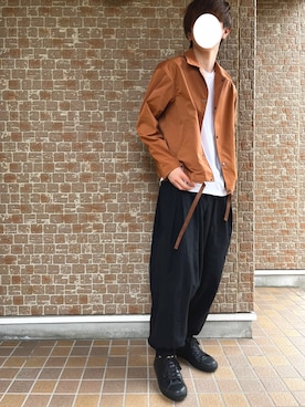 みくさんの「converse コンバース LEATHER ALL STAR COUPE OX レザー オールスター クップ オックス 31301811 BLACK」を使ったコーディネート