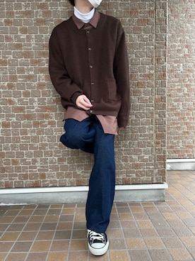 「RAGEBLUE（レイジブルー）のアイテム（その他トップス）」を使った、みくさん（メンズ・174cm）の冬コーディネート