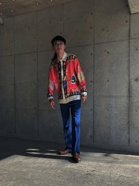 「アイテム（ローファー）」を使った、yuki91239123さん（メンズ・180cm）の秋コーディネート