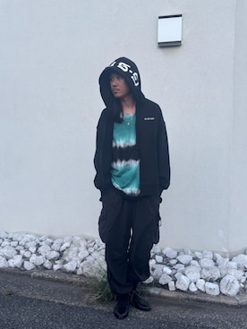 「アイテム（パーカー）」を使った、yuki91239123さん（メンズ・180cm）の秋コーディネート