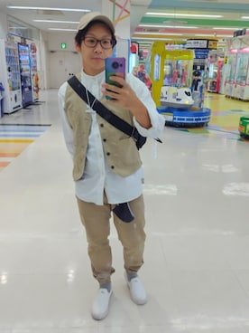 「アイテム（フォーマルスーツ/小物）」を使った、だいすけさん（メンズ・157cm）の冬コーディネート