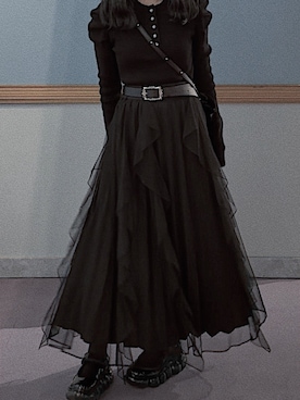 「grounds（グラウンズ）のアイテム」を使った、liliさん（レディース・158cm）の冬コーディネート