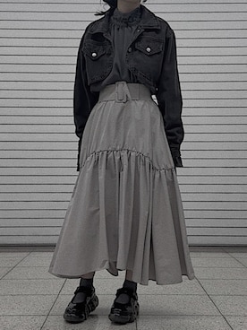 「SNIDEL（スナイデル）のアイテム」を使った、liliさん（レディース・158cm）の春コーディネート