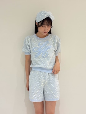 「アイテム（ヘアバンド）」を使った、SNIDEL HOMEさん（レディース・154cm）の秋コーディネート