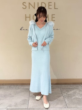 「アイテム（ルームウェア/パジャマ）」を使った、SNIDEL HOMEさん（レディース・154cm）の秋コーディネート