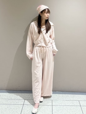「アイテム（ルームウェア/パジャマ）」を使った、SNIDEL HOMEさん（レディース・161cm）の秋コーディネート
