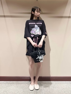 「SNIDEL HOME（スナイデルホーム）のアイテム」を使った、SNIDEL HOMEさん（レディース・153cm）の夏コーディネート
