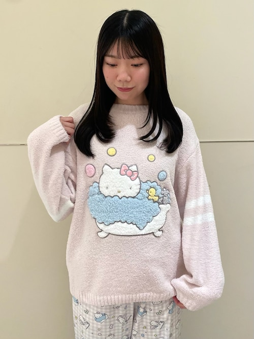 WEB限定カラーあり】【HELLO KITTY】ニットプルオーバー（ルーム