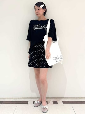 「SNIDEL HOME（スナイデルホーム）のアイテム」を使った、SNIDEL HOMEさん（レディース・160cm）の夏コーディネート