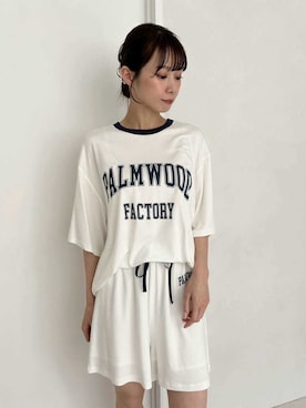 「アイテム（ルームウェア）」を使った、SNIDEL HOMEさん（レディース・153cm）の夏コーディネート