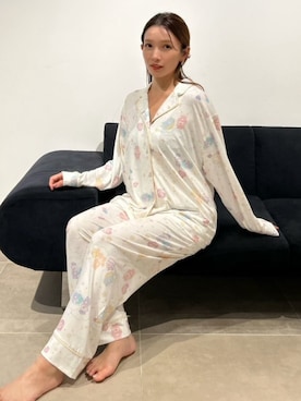 「アイテム（ルームウェア）」を使った、SNIDEL HOMEさん（レディース・159cm）の秋コーディネート