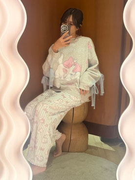 「アイテム（ルームウェア）」を使った、SNIDEL HOMEさん（レディース・158cm）の冬コーディネート