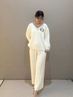 「アイテム（ヘアアクセサリー、グレー系）」を使った、SNIDEL HOMEさん（レディース・158cm）の秋コーディネート