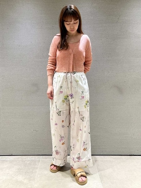 「アイテム（ルームウェア）」を使った、SNIDEL HOMEさん（レディース・167cm）の夏コーディネート