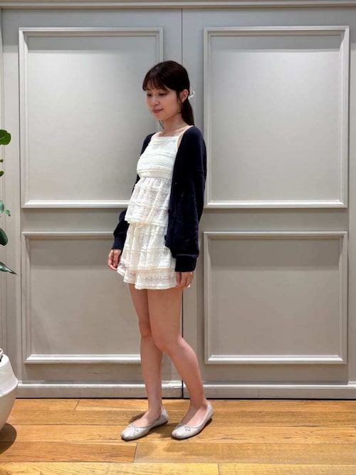 SNIDEL HOME ヴィンテージライクレーストリムパンツ＆キャミソール SNIDEL HOME ヴィンテージライクレーストリムパンツ＆キャミソール