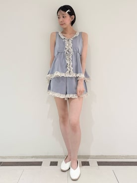 「SNIDEL HOME（スナイデルホーム）のアイテム」を使った、SNIDEL HOMEさん（レディース・160cm）の夏コーディネート