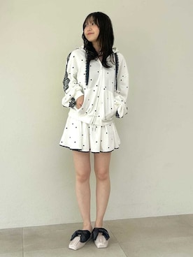 「SNIDEL HOME（スナイデルホーム）のアイテム」を使った、SNIDEL HOMEさん（レディース・150cm）の夏コーディネート