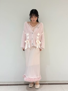 「SNIDEL HOME（スナイデルホーム）のキルティングバンス（バレッタ/ヘアクリップ、ホワイト系）」を使った、SNIDEL HOMEさんの秋コーディネート