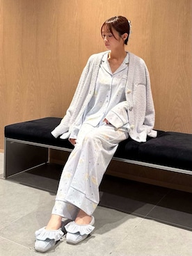 「アイテム（バレッタ/ヘアクリップ、ホワイト系）」を使った、SNIDEL HOMEさん（レディース・153cm）の秋コーディネート