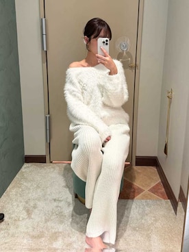 「アイテム（ルームウェア）」を使った、SNIDEL HOMEさん（レディース・159cm）の秋コーディネート