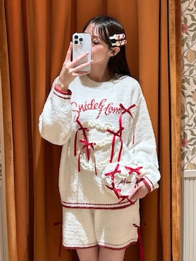「ヘアクリップ」｜SNIDEL HOMEさん（レディース・153cm）の冬コーディネート