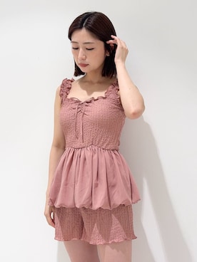 「SNIDEL HOME（スナイデルホーム）のアイテム」を使った、SNIDEL HOMEさん（レディース・159cm）の夏コーディネート