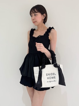 「SNIDEL HOME（スナイデルホーム）のアイテム」を使った、SNIDEL HOMEさん（レディース・160cm）の夏コーディネート