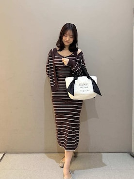 「アイテム（ルームウェア）」を使った、SNIDEL HOMEさん（レディース・158cm）の秋コーディネート