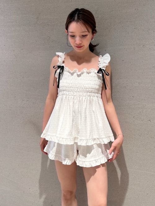 SNIDEL HOME スナイデルホーム バリエプリントフリルセット SNIDEL HOME（スナイデルホーム）の「【SNIDEL HOME × 新木優子
