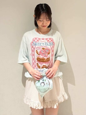「SNIDEL HOME（スナイデルホーム）のアイテム」を使った、SNIDEL HOMEさん（レディース・158cm）の夏コーディネート