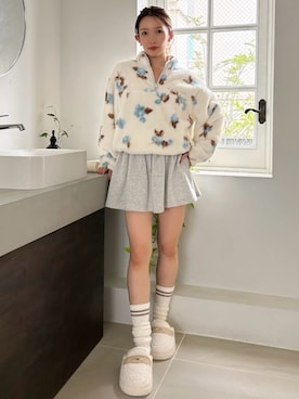 「アイテム（ルームウェア）」を使った、SNIDEL HOMEさん（レディース・159cm）の秋コーディネート