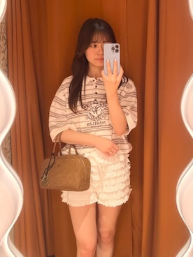 「アイテム（ルームウェア）」を使った、SNIDEL HOMEさん（レディース・160cm）の夏コーディネート