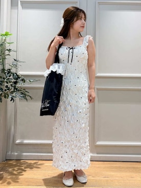 「SNIDEL HOME（スナイデルホーム）のアイテム」を使った、SNIDEL HOMEさん（レディース・156cm）の夏コーディネート