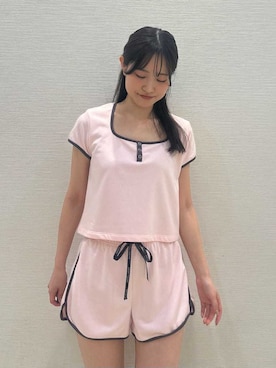 「アイテム（バレッタ/ヘアクリップ）」を使った、SNIDEL HOMEさん（レディース・158cm）の夏コーディネート