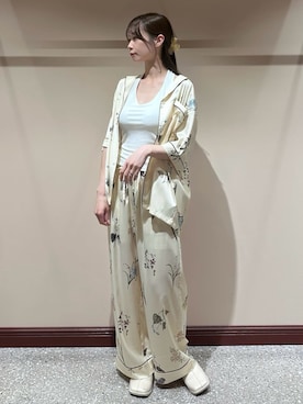 「ヘアクリップ」｜SNIDEL HOMEさん（レディース・153cm）の春コーディネート