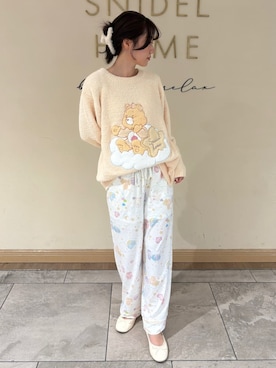 「アイテム（ルームウェア）」を使った、SNIDEL HOMEさん（レディース・154cm）の秋コーディネート