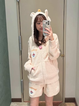 「アイテム（ルームウェア）」を使った、SNIDEL HOMEさん（レディース・159cm）の秋コーディネート