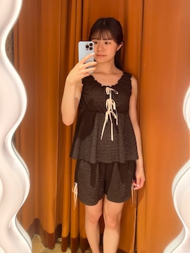 「アイテム（ルームウェア/パジャマ）」を使った、SNIDEL HOMEさん（レディース・160cm）の夏コーディネート